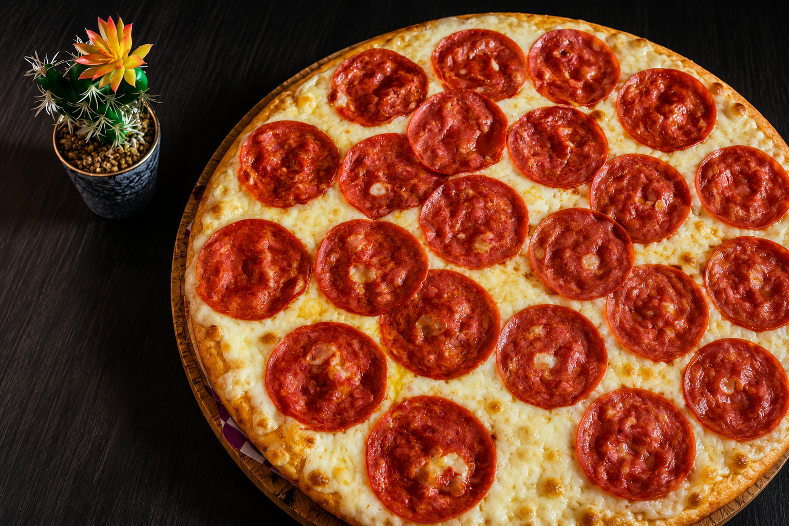 Pizza de pepperoni de La Pizza
